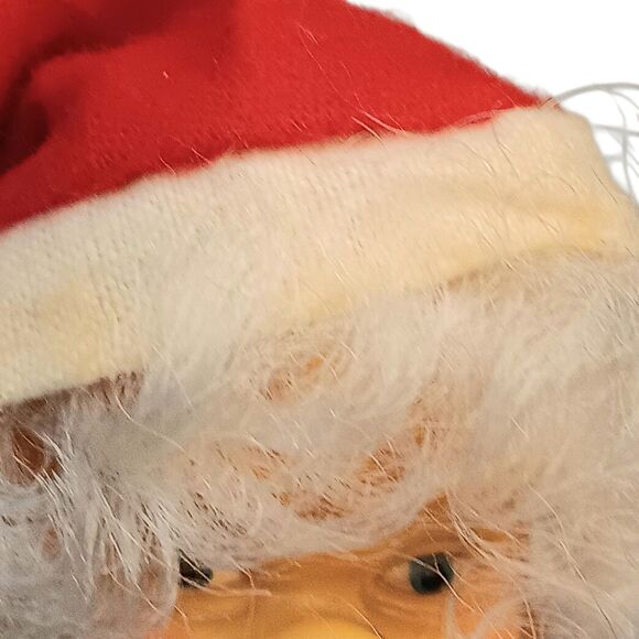 Vintage Wind Up Santa Claus Figurine Playing Drum Christmas Decor - Working - Picture 12 of 15